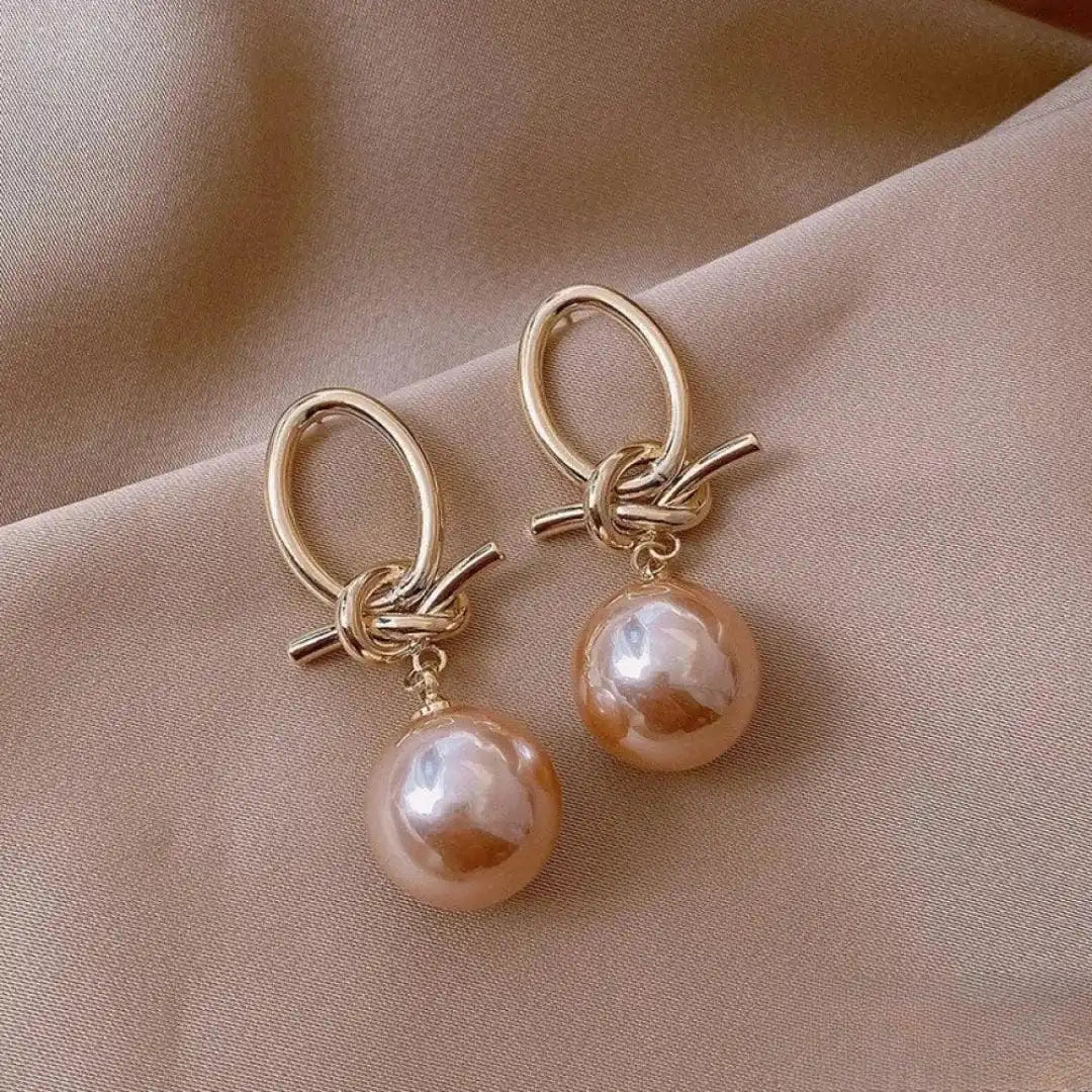 Blush Pearl Drop Earrings