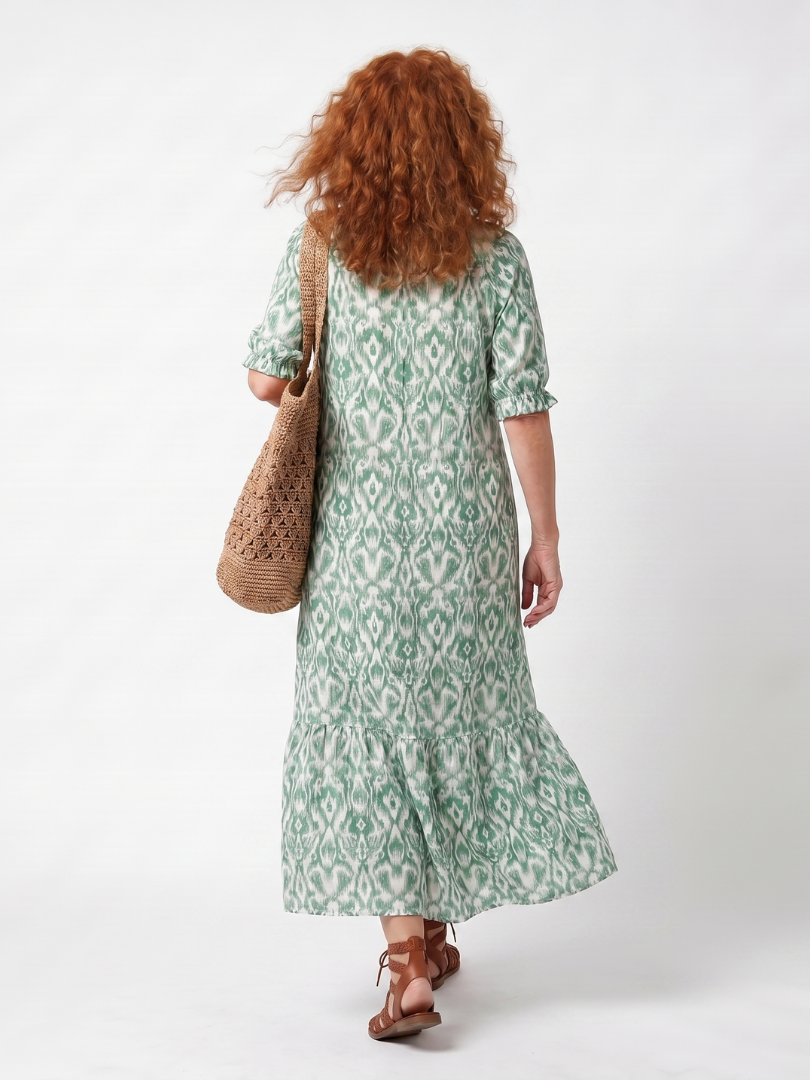 Ilara | Tassel V-Neck Midi Dress