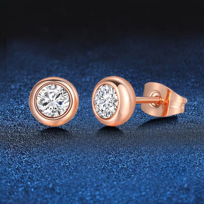 Golden Bezel Studs