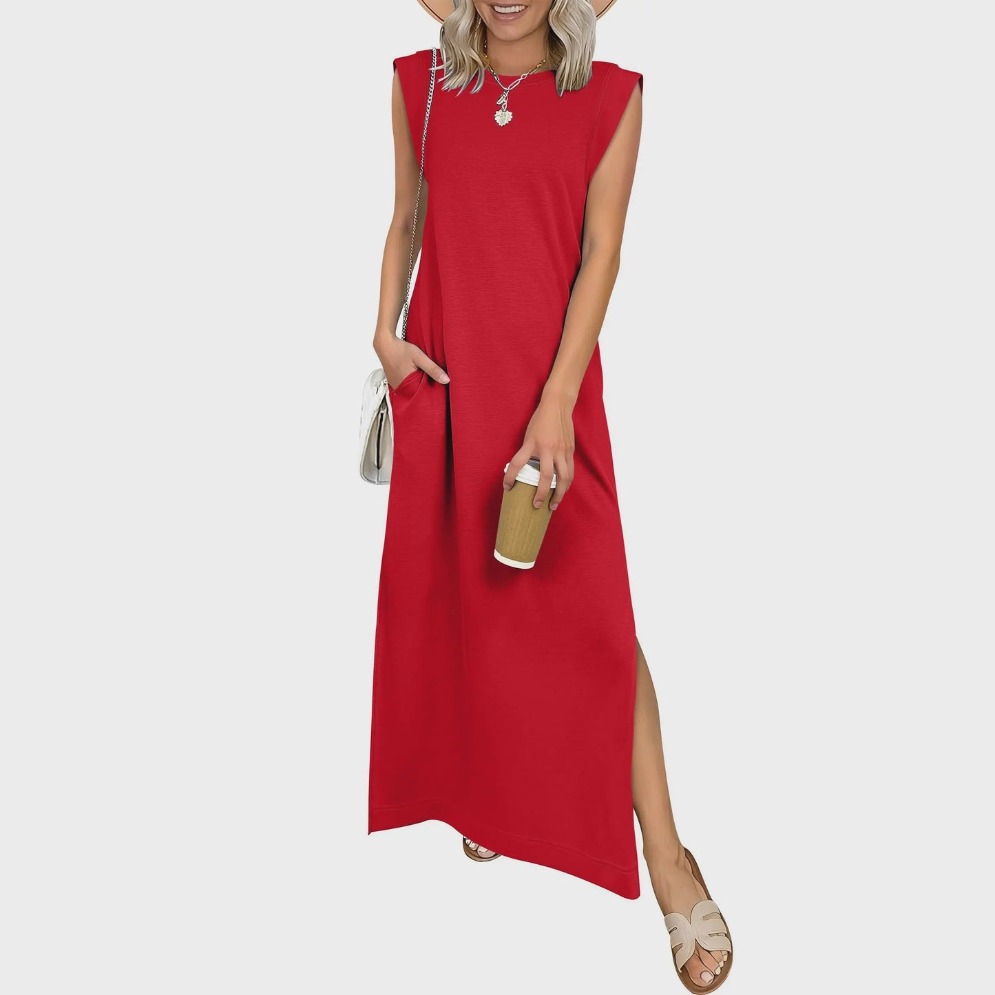 Casual Sleeveless Maxi Dress