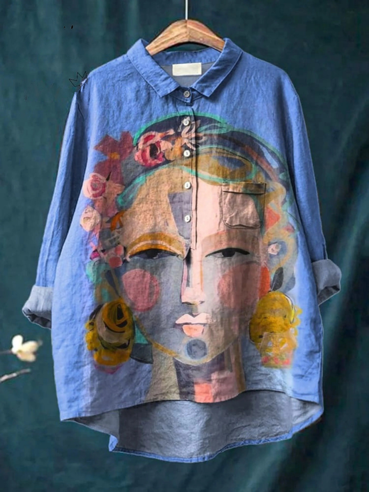 Amber | Bohemian Linen Shirt