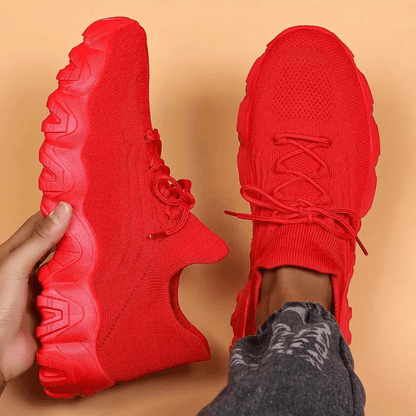 Clara | Orthopedic Comfort Nursing Shoes - Red Rose