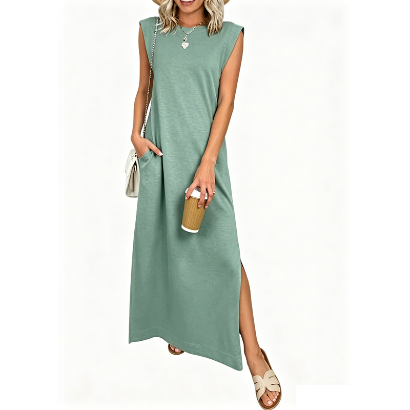 Casual Sleeveless Maxi Dress