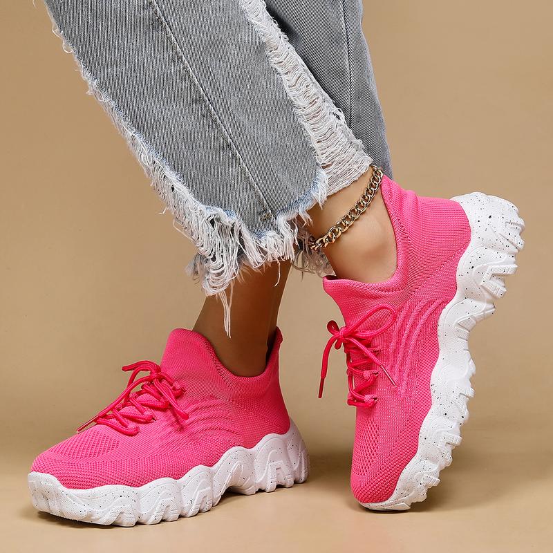 Robin | Orthopedic Slip-On Walking Shoes - Barbie Pink White