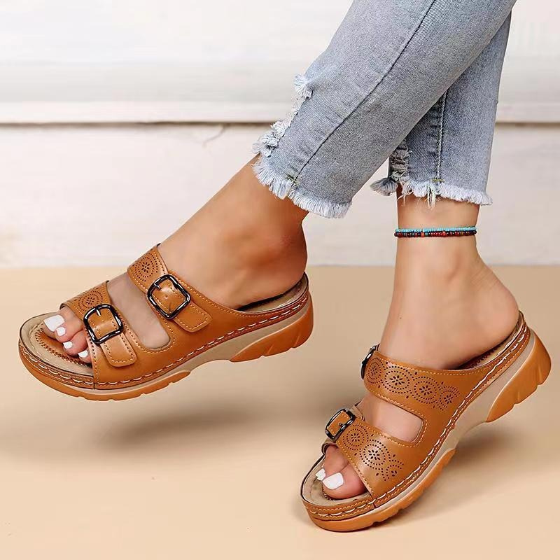 Clara | Orthopedic Comfort Sandals for Heel Pain, Wide Feet & Arthritis