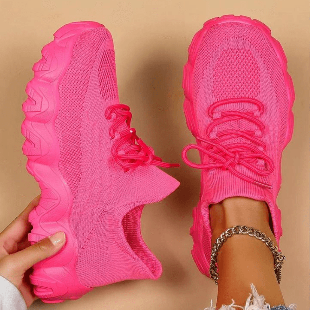 Clara | Orthopedic Comfort Nursing Shoes - Barbie Pink