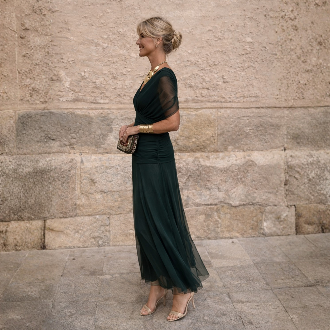 Claudia | Off Shoulder Maxi Dress