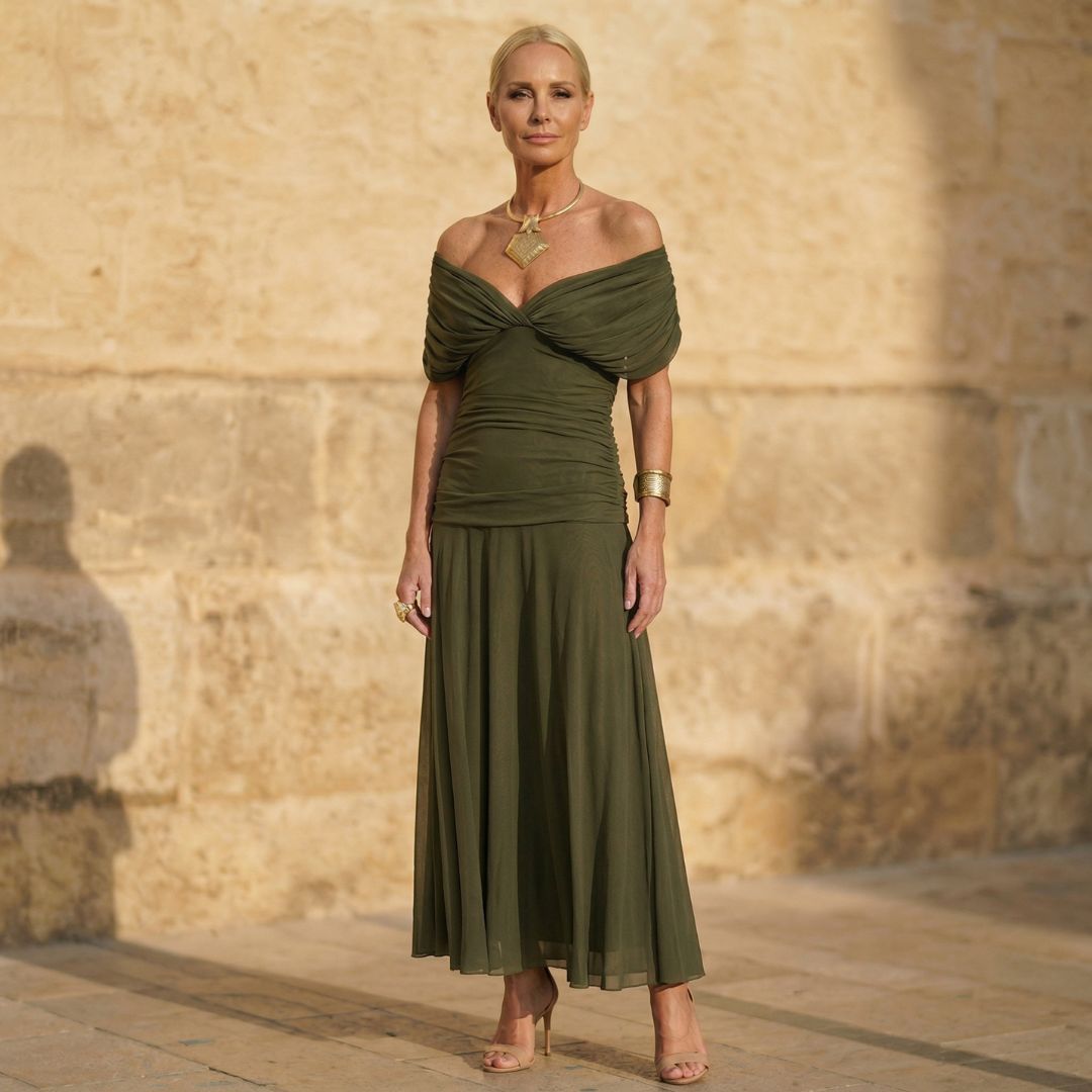 Jada | Elegant Green Dress