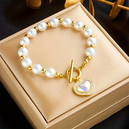 Vintage Pearl Romance Bracelet