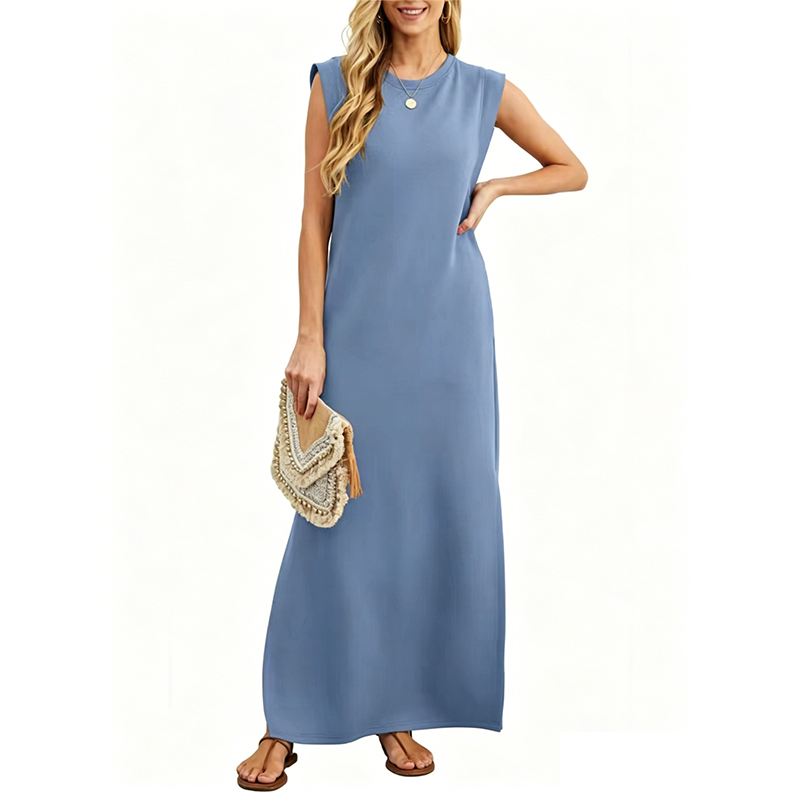 Casual Sleeveless Maxi Dress