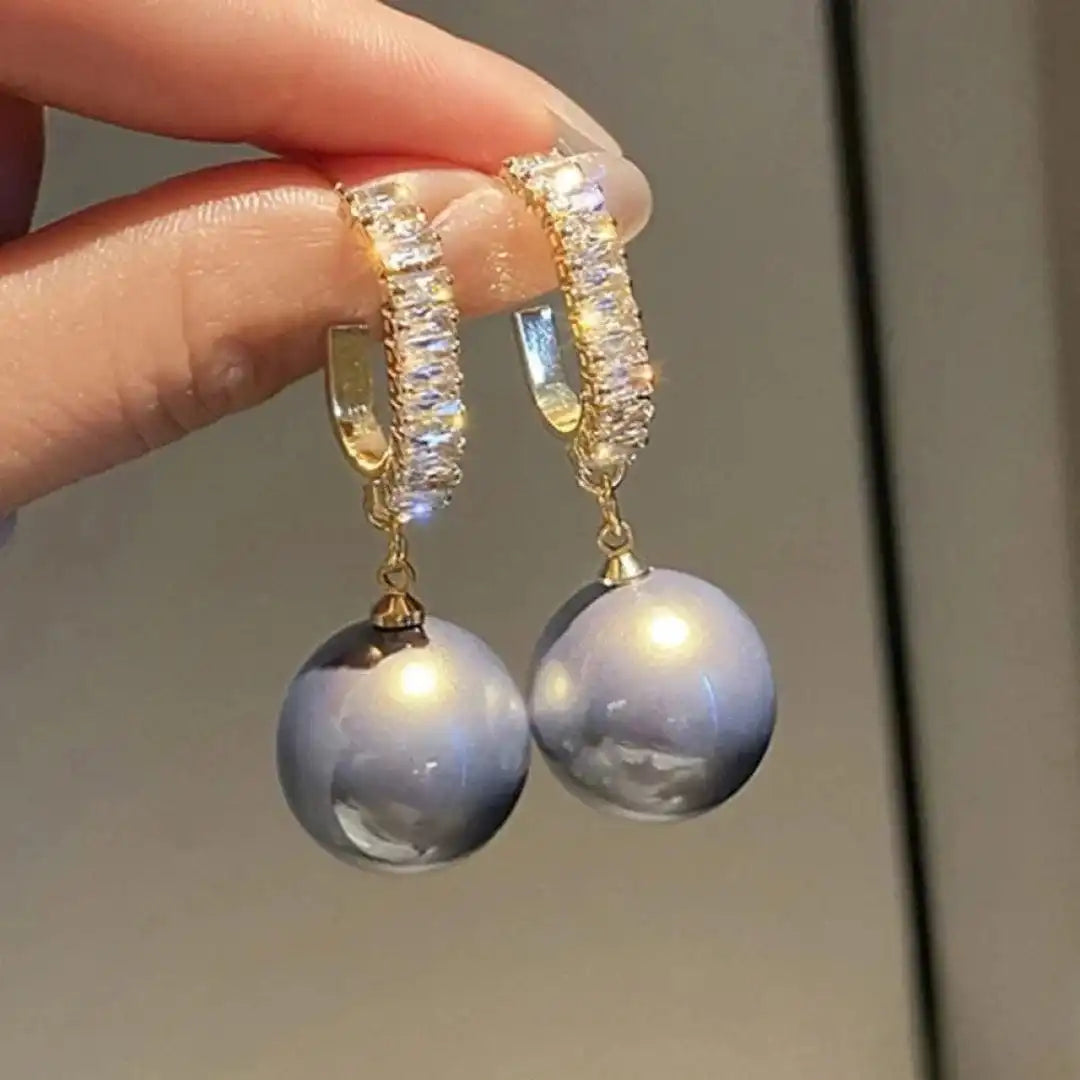 Classic Pearl Spark Earrings