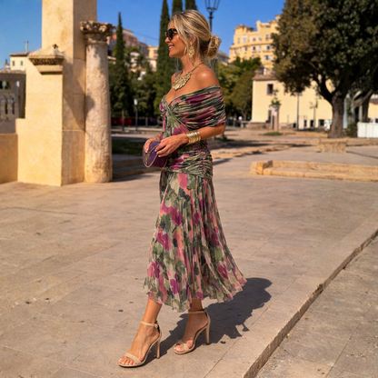 Claudia | Off Shoulder Maxi Dress