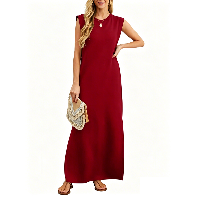 Casual Sleeveless Maxi Dress