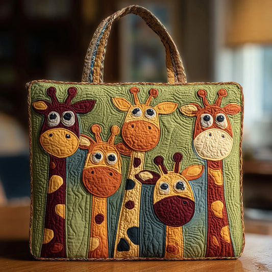 Gianna | Giraffe Print Quilted Tote
