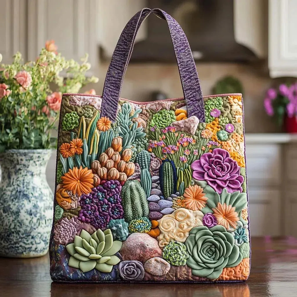 Élise | Woven Charm Quilted Tote