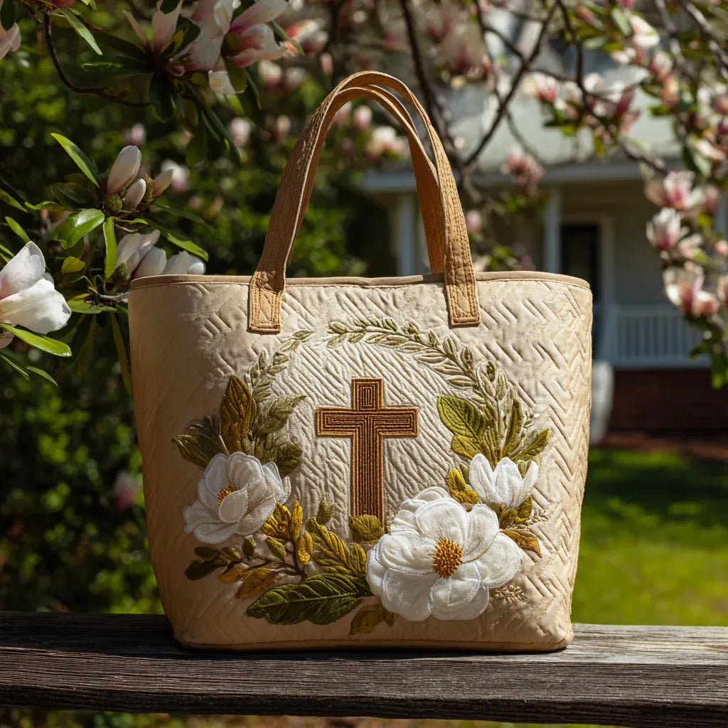 Sadie | Cross-Pattern Padded Tote