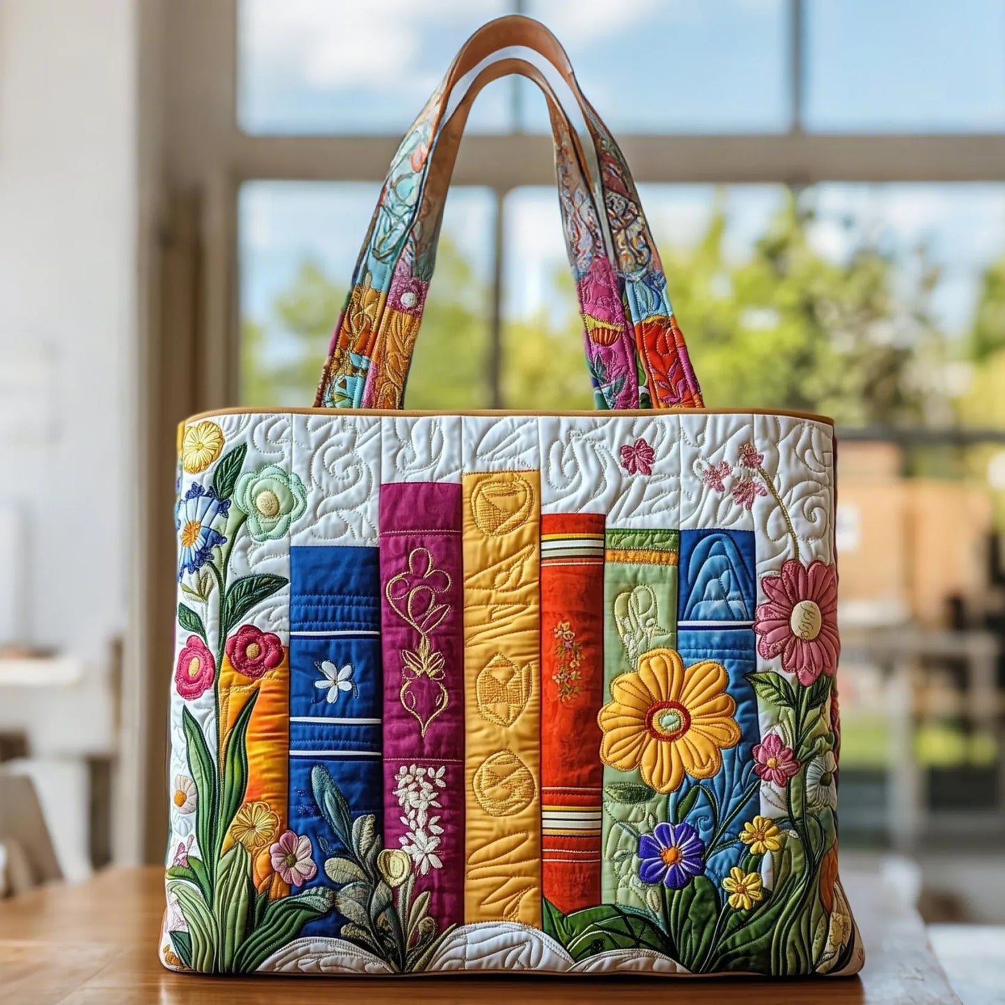Fleur | Festive Floral Padded Tote