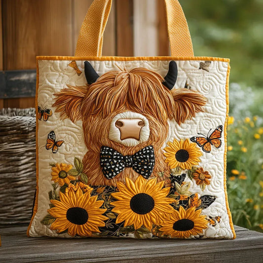 Camille | Butterfly Quilted Tote