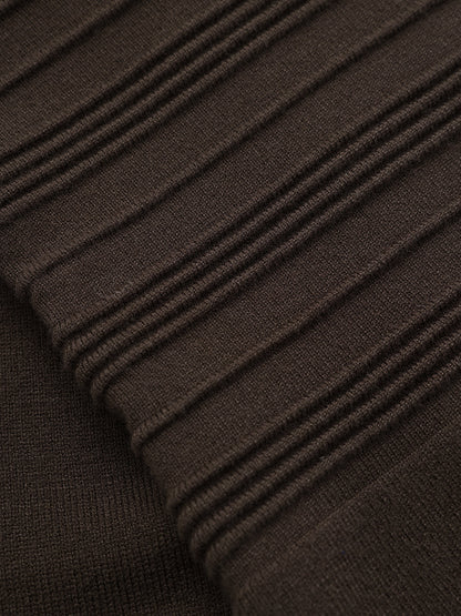 Cathryn | Cinched Waist Knit Shirt Dress