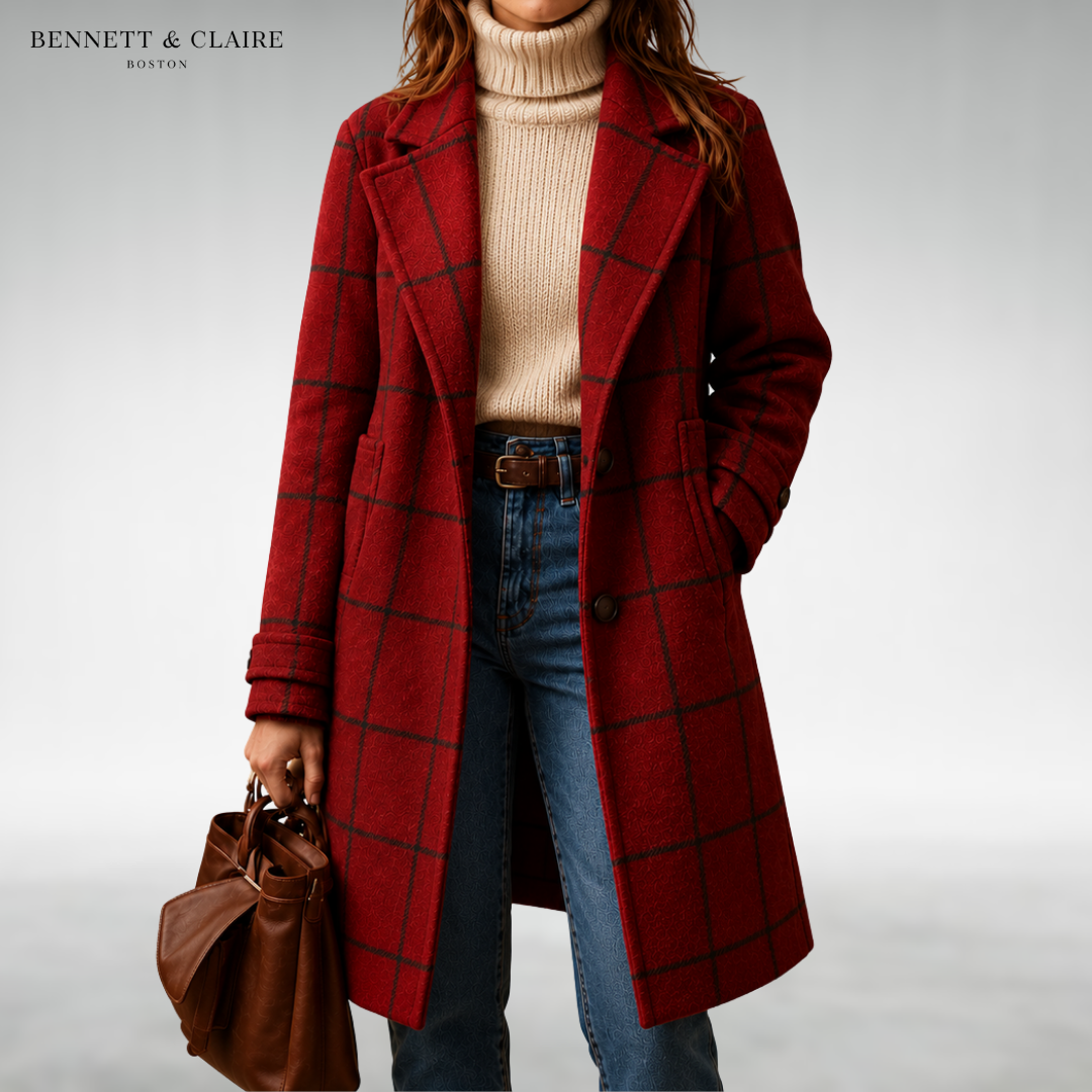 Olivia | Classic Checkered Coat