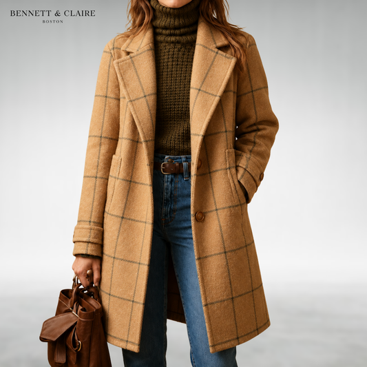 Olivia | Classic Checkered Coat
