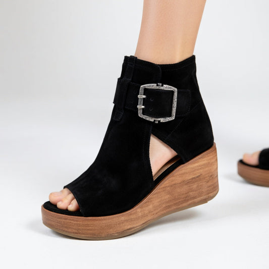 Orélisse | Open Wedge Ankle Boots