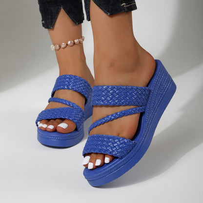 Savannah | Colorful Wedge Mules