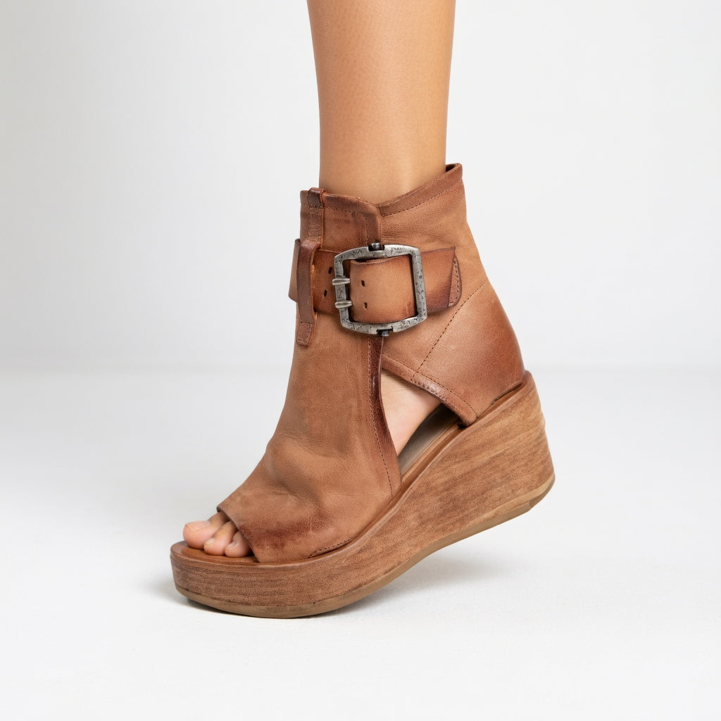 Orélisse | Open Wedge Ankle Boots
