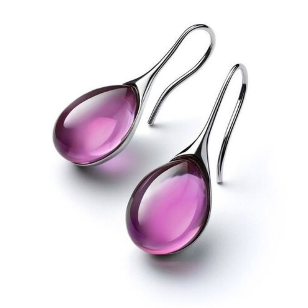 Classic Crystal Drop Earrings