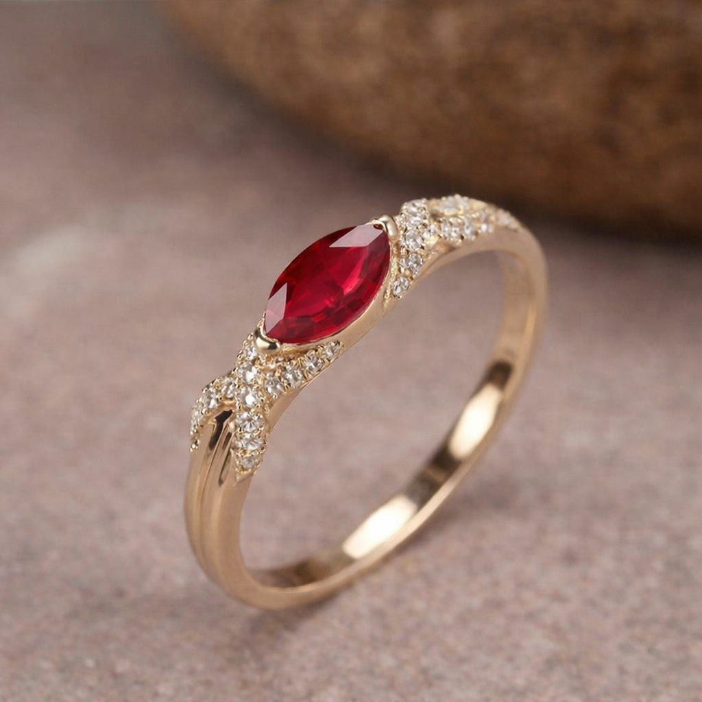 Ruby Embrace Ring