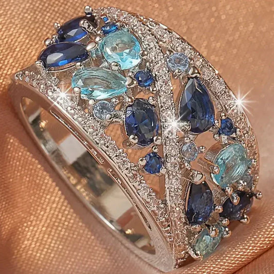 Midnight Zirconia Ring