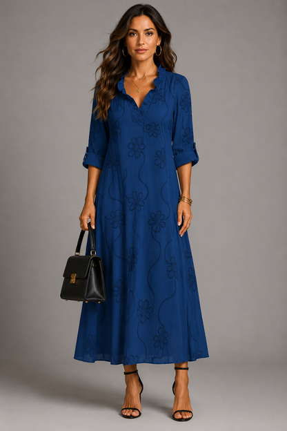 Sienna Bloemen Zomerjurk
