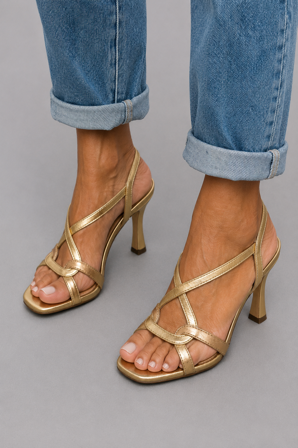 Cissie | Golden Summer Charm Heels