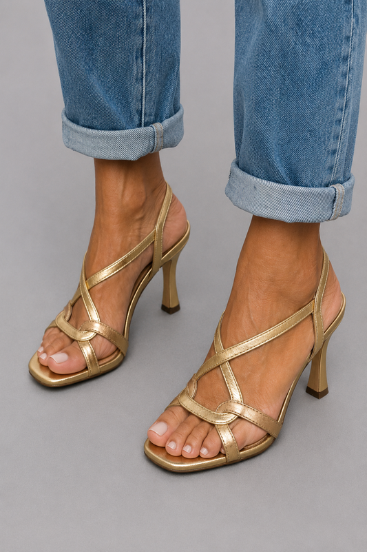 Cissie | Golden Summer Charm Heels