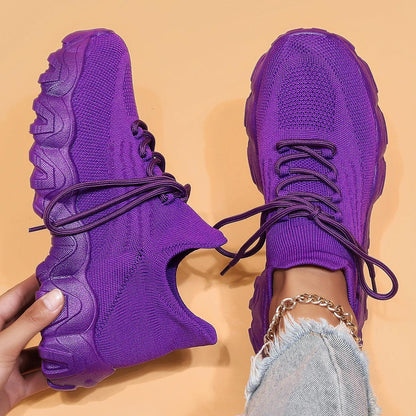 Robin | Orthopedic Slip-On Walking Shoes - Purple
