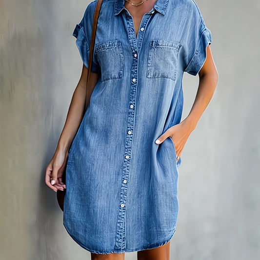 Penelope | Button-Down Shirt Dress