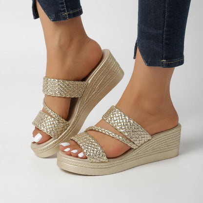 Savannah | Colorful Wedge Mules