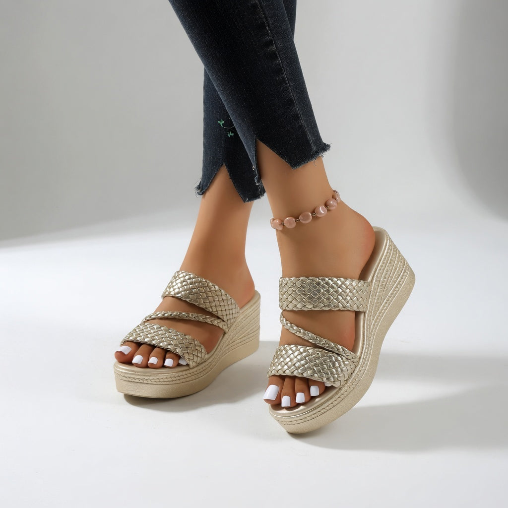 Savannah | Colorful Wedge Mules