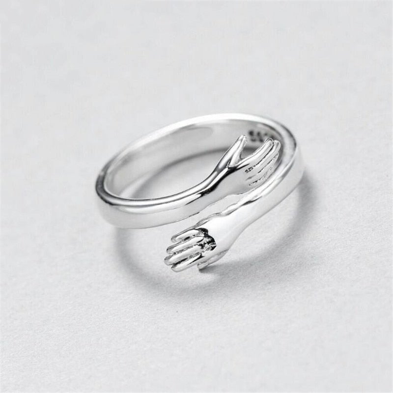 Embrace Silver Ring