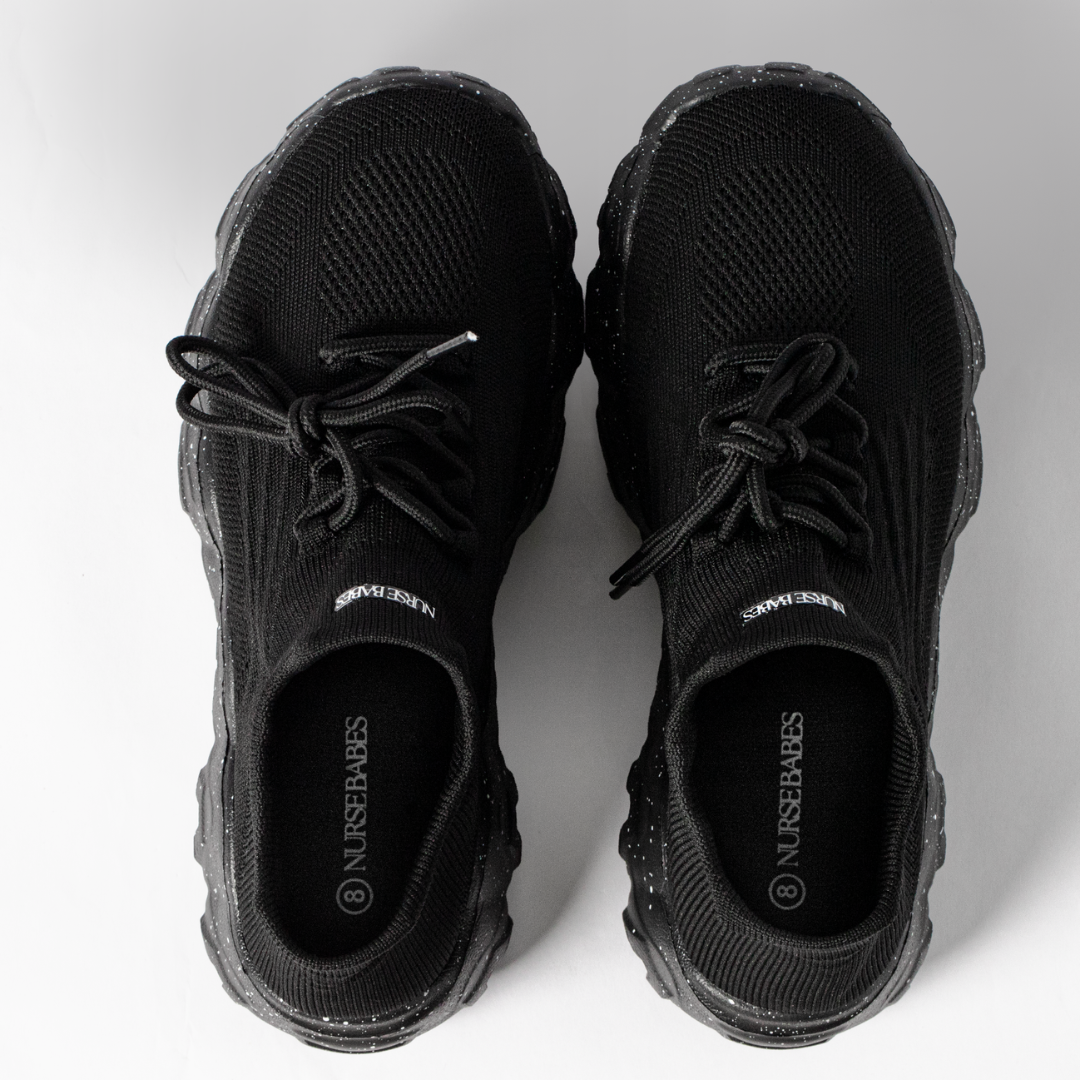 Clara | Orthopedic Comfort Nursing Shoes - Black