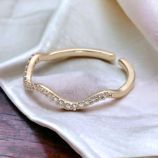 Adjustable Wave Ring