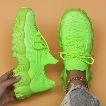 Robin | Orthopedic Slip-On Walking Shoes - Lime Green