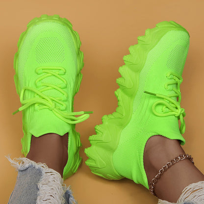 Robin | Orthopedic Slip-On Walking Shoes - Lime Green