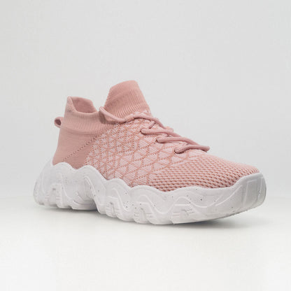 Robin | Orthopedic Slip-On Walking Shoes - Pink White