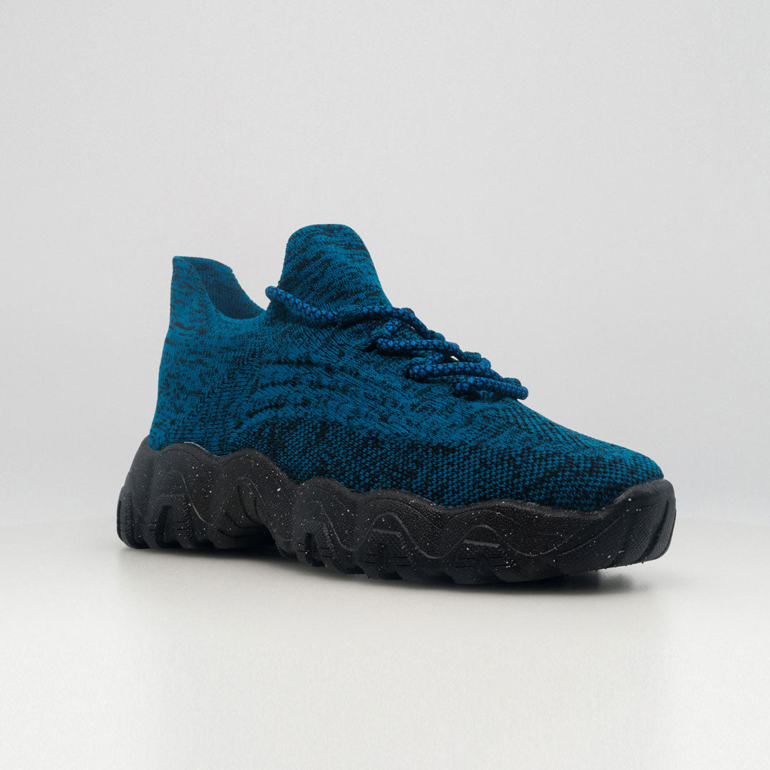Robin | Orthopedic Slip-On Walking Shoes - Blue Black