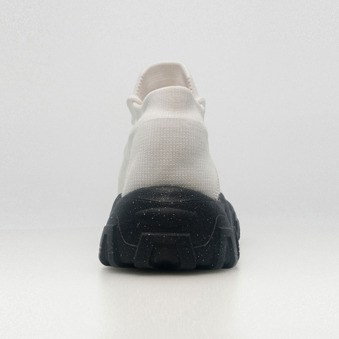 Clara | Orthopedic Comfort Nursing Shoes - White Black