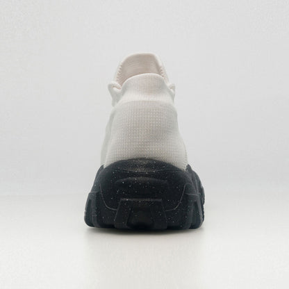 Clara | Orthopedic Comfort Nursing Shoes - White Black