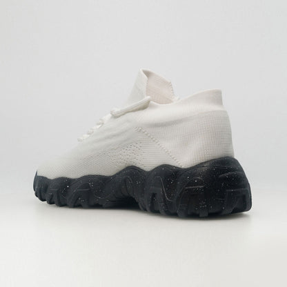Clara | Orthopedic Comfort Nursing Shoes - White Black
