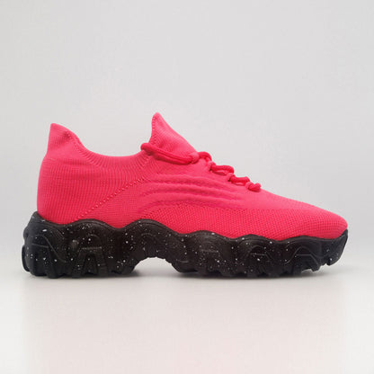 Clara | Orthopedic Comfort Nursing Shoes - Barbie Pink Black