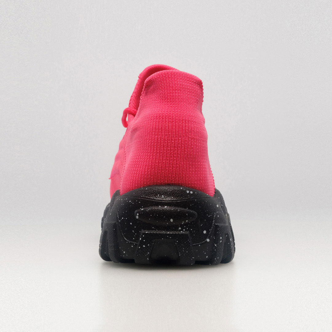 Clara | Orthopedic Comfort Nursing Shoes - Barbie Pink Black